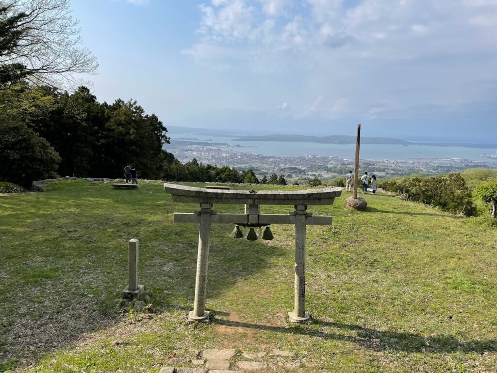 七尾城本丸跡