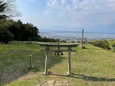 城No.34 七尾城（石川）山城なのに散歩道⁈上杉謙信も絶賛、七尾湾を望む絶景城跡