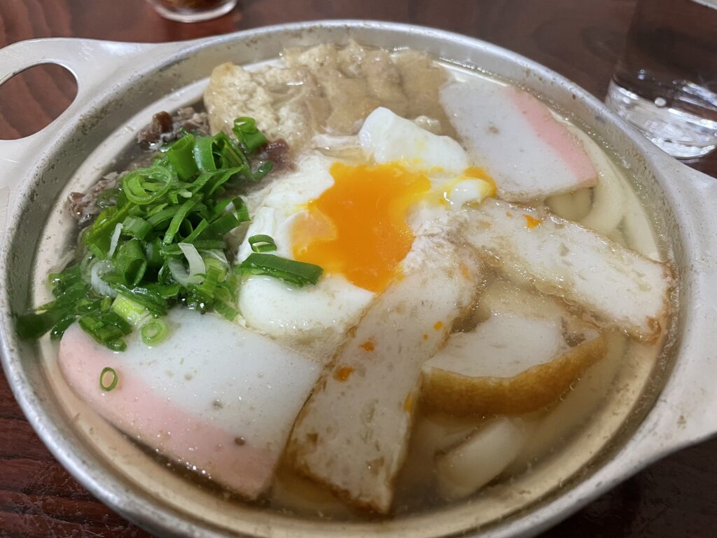 アサヒ の鍋焼きうどん 玉子入り